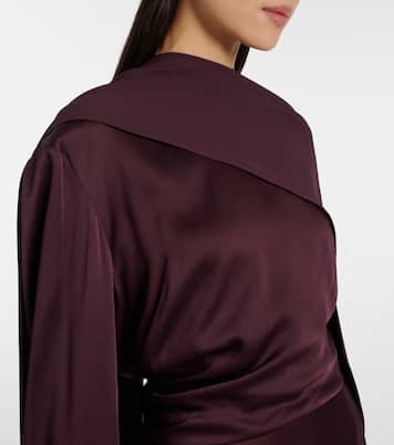 Robe midi en satin | Erdem