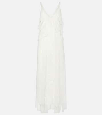Vestido lencero de encaje | Blumarine