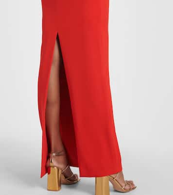 Off-Shoulder-Robe Lotta aus Crêpe | Solace London