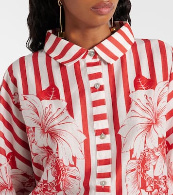 Camicia Floral Chains in cotone cropped | Farm Rio