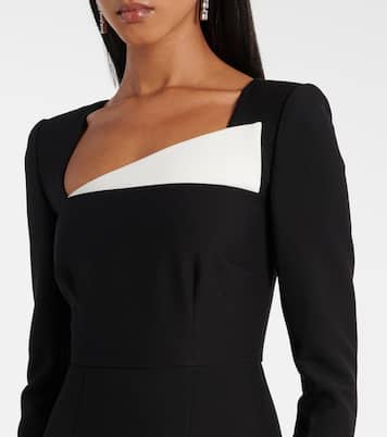 Abito midi in crêpe | Roland Mouret