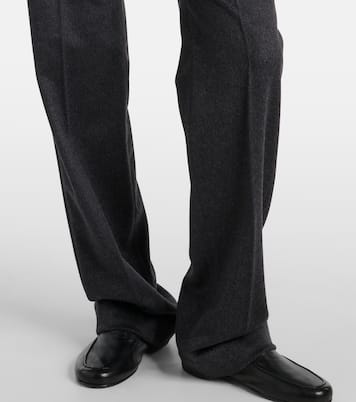 Pantaloni regular Selvie in cashmere | The Row
