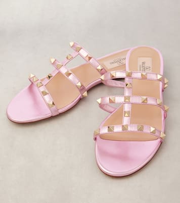 Rockstud Classic leather flats  | Valentino Garavani