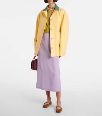 Gonna midi in sablé | Gucci