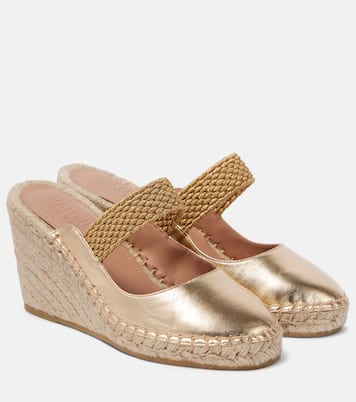 Alpargatas con cuña Siena 70 de piel | Malone Souliers