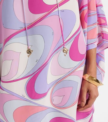 Caftano in seta crêpe de chine | Pucci