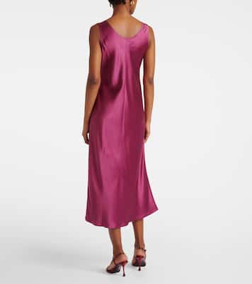Abito midi Banjo in raso di seta | Max Mara