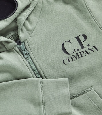 Sweat-shirt à capuche en coton à logo | C.P. Company Kids
