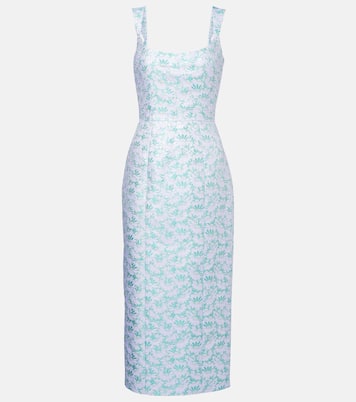 Abito midi Numa Daisy in broccato floreale | Markarian