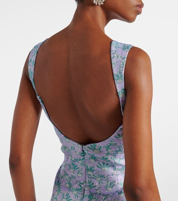 Abito midi Numa Daisy in broccato floreale | Markarian
