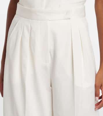 Pantaloni a gamba larga Chenzia in cotone | Max Mara