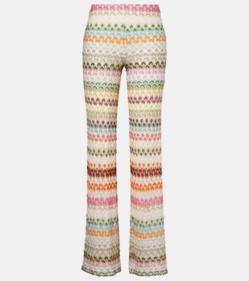 Pantaloni a gamba larga in crochet | Missoni