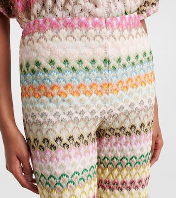 Pantaloni a gamba larga in crochet | Missoni