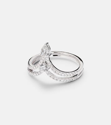 18kt white gold ring with diamonds  | Shay Jewelry