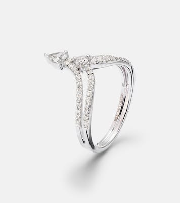 18kt white gold ring with diamonds  | Shay Jewelry