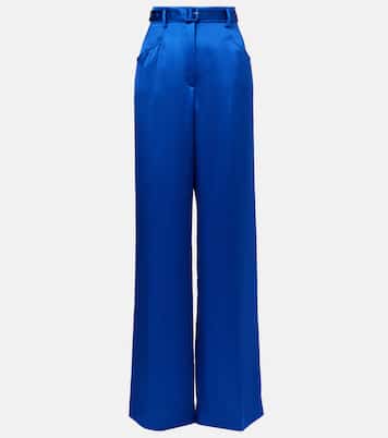 Norman silk tweed wide-leg pants | Gabriela Hearst