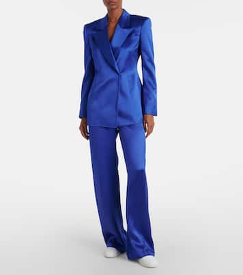 Norman silk tweed wide-leg pants | Gabriela Hearst