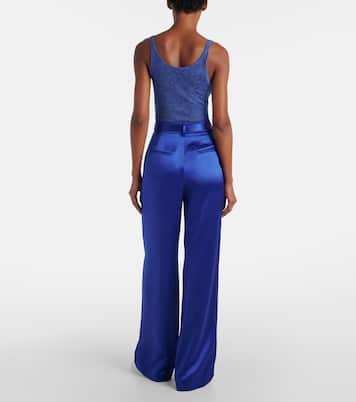 Norman silk tweed wide-leg pants | Gabriela Hearst