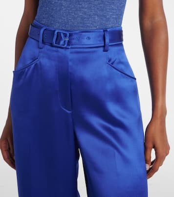 Norman silk tweed wide-leg pants | Gabriela Hearst