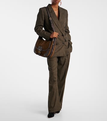 Oskan Soft Small suede shoulder bag | Isabel Marant