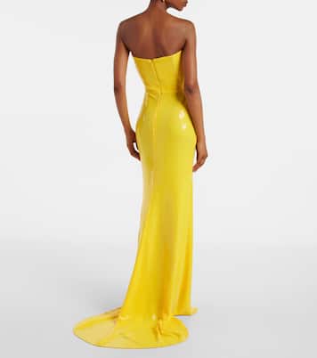 Vestido corsé con lentejuelas | Alex Perry