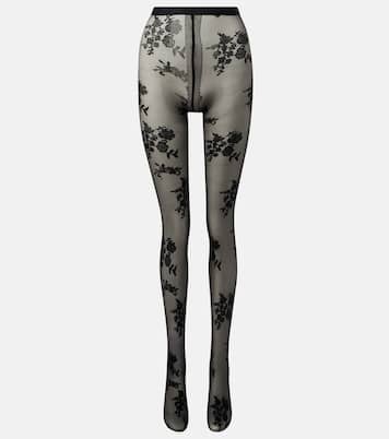 Collants en dentelle à fleurs | Valentino