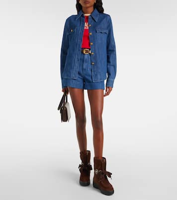 Snowish suede ankle boots | Valentino Garavani