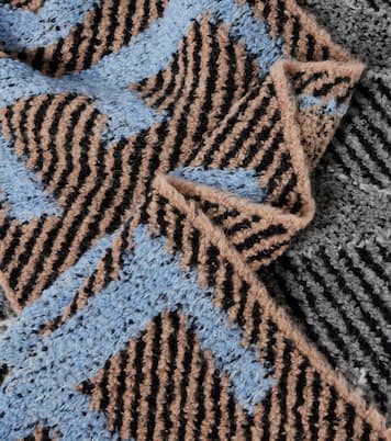 Logo alpaca and wool-blend scarf  | Loewe