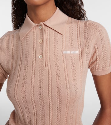 Polopullover aus Kaschmir | Miu Miu