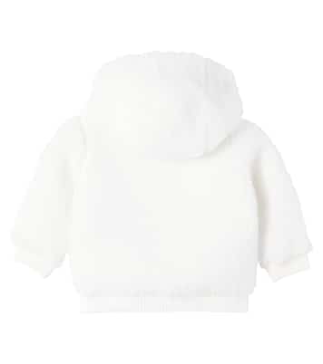 Baby - Cardigan in teddy con cappuccio | Moncler Enfant