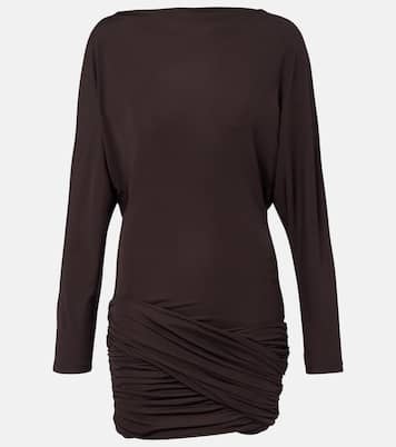 Luna draped openback jersey minidress | Christopher Esber