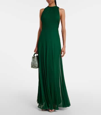 Carnet mesh jersey maxi dress | Max Mara