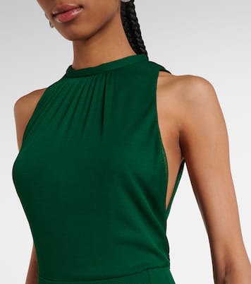 Carnet mesh jersey maxi dress | Max Mara