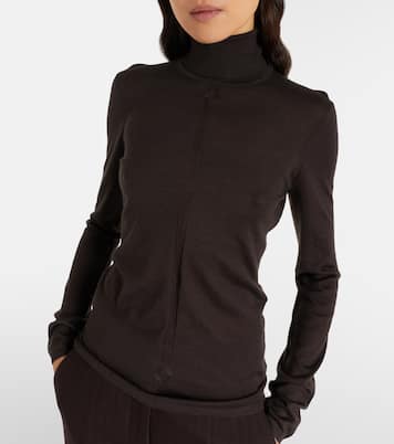 Rollkragenpullover Steinem aus Kaschmir und Seide | Gabriela Hearst