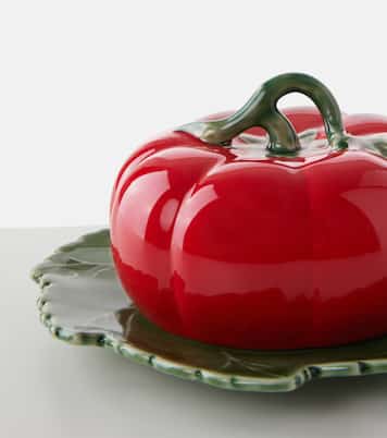 Beurrier Tomate en céramique | Bordallo Pinheiro