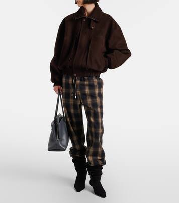 Jamie 25 suede ankle boots | Amina Muaddi