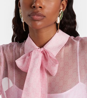 Embellished clip-on earrings | Gucci