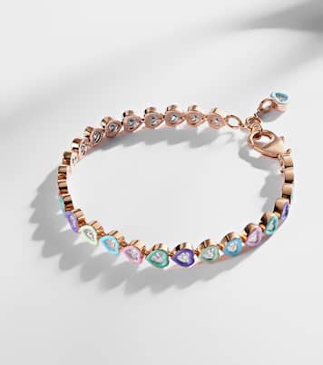 Armband Candy Crush aus 18kt Roségold mit Emaille und Diamanten | Kamyen