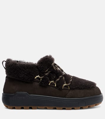 Bottines Chamonix en daim et shearling | Bogner