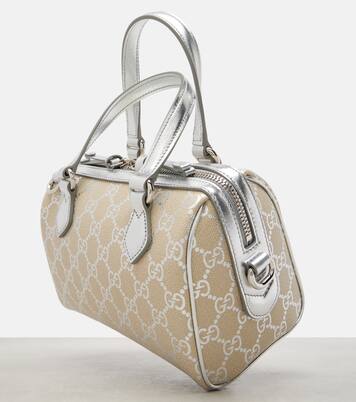 Tote Bag GG Emblem mit Leder | Gucci