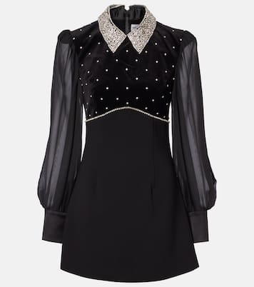 Vestido corto con cristales | Rebecca Vallance