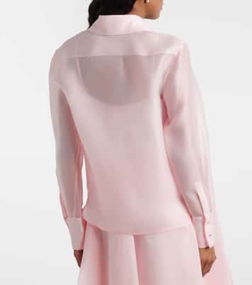 Camisa Mseagi de seda con cristales | Max Mara