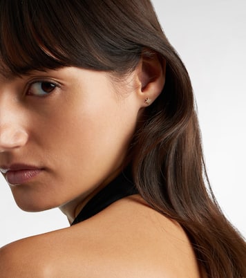 Northern Star 10kt gold earrings with diamonds | Stone and Strand