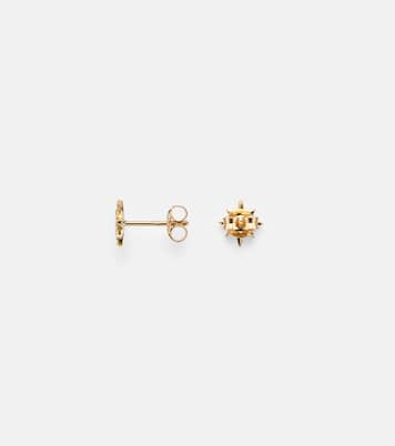 Northern Star 10kt gold earrings with diamonds | Stone and Strand