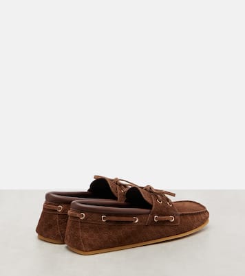 GG suede boat shoes | Gucci