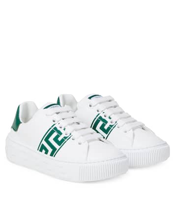 Greca embroidered sneakers | Versace Kids