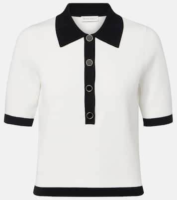 Ribbed-knit polo shirt | Nina Ricci