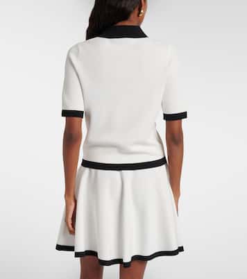 Ribbed-knit polo shirt | Nina Ricci