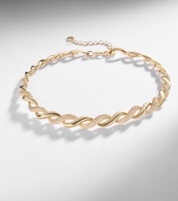 18kt gold (750/1000) necklace with diamonds | Shay Jewelry