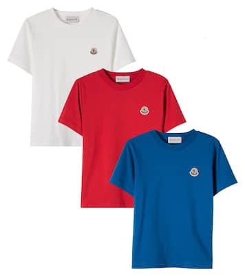 Set aus drei T-Shirts aus Baumwoll-Jersey | Moncler Enfant